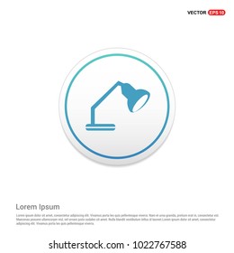 lamp icon Hexa White Background icon template