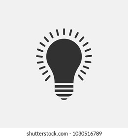 Lamp icon illustration isolated vector sign symbol