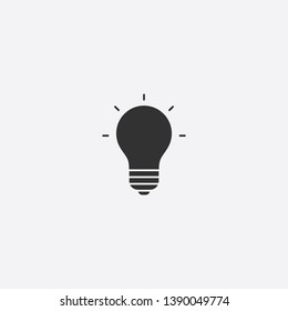 lamp icon illustration isolated vector sign symbol
