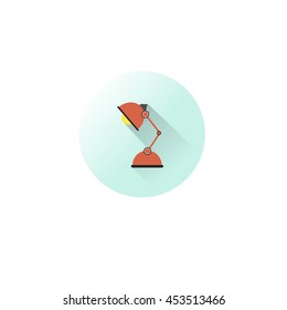 Lamp icon illustration - stock vector