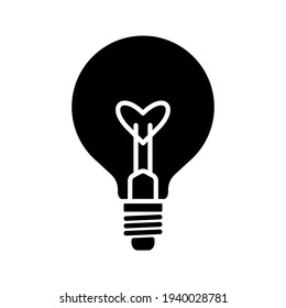 lamp icon. light bulb sign. vector illustration