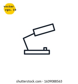 Lamp Icon Logo Design Vector Template