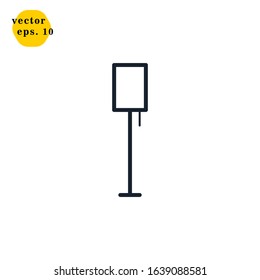 Lamp Icon Logo Design Vector Template