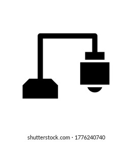 lamp icon or logo isolated sign symbol vector illustration - high quality black style vector icons
