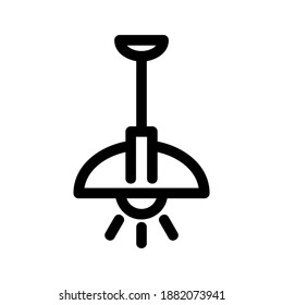 lamp icon or logo isolated sign symbol vector illustration - high quality black style vector icons

