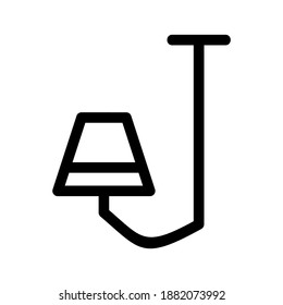 lamp icon or logo isolated sign symbol vector illustration - high quality black style vector icons
