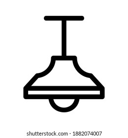 lamp icon or logo isolated sign symbol vector illustration - high quality black style vector icons
