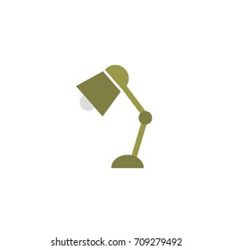 Lamp icon. Modern flat design