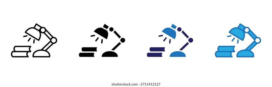 Icono de la lámpara Multi Style Ilustración vectorial