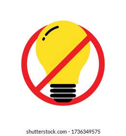 lamp icon. object on white background.
