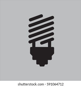 lamp icon on gray background