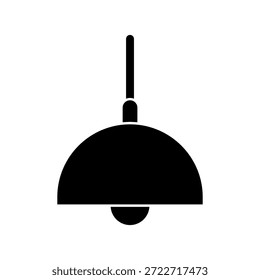 lamp icon on white background