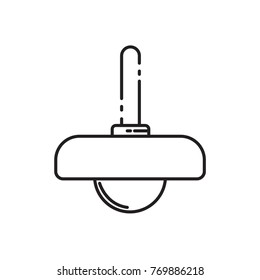 lamp icon outline