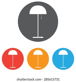 Lamp icon set 