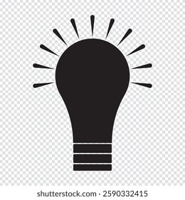Lamp icon set. Light bulb icon vector. idea symbol. Lightbulb icon. Idea symbol. Electric lamp, light, innovation, solution, creative thinking, electricity. Lightning in light bulb icon. Light bulb
