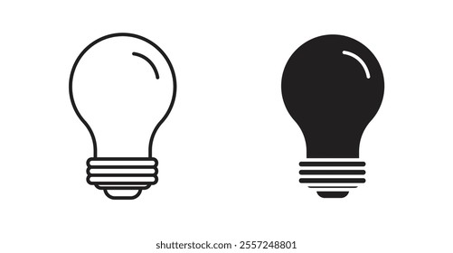 Lamp Icon set. vector illustration set