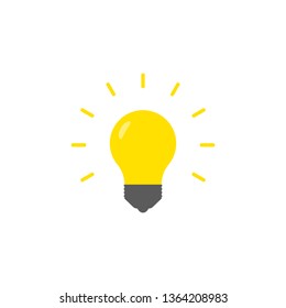 Lamp icon sign