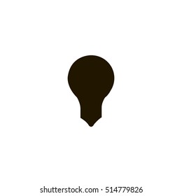 lamp icon. sign design