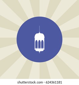 lamp icon. sign design. background