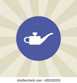lamp icon. sign design. background