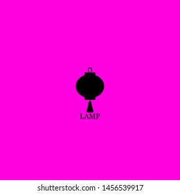 lamp icon sign signifier vector