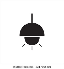 lamp icon simple design vector