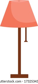 lamp Icon simple Illustration Clip Art vector