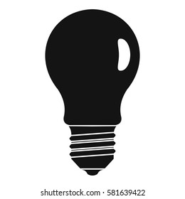Lamp icon. Simple illustration of lamp vector icon for web