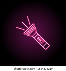 Lampensymbol. Einfache dünne Linie, Vektorillustration von Camping-Icons für ui und ux, Website oder mobile Anwendungen