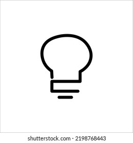lamp icon simple vector illustration