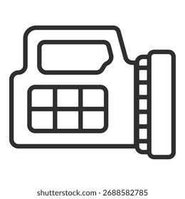 Lamp Icon Single Vector Collection