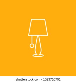 Lamp icon, stock vector, eps10.