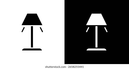 Icono de la lámpara símbolo de colección. Vector plano ilustración de stock.