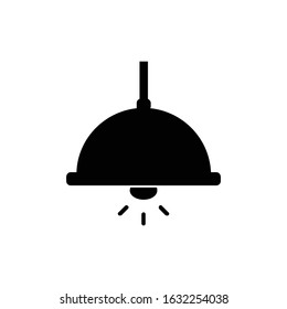 Lamp Icon, Table Lamp Icon Vector Illustration.