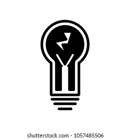 lamp icon vector