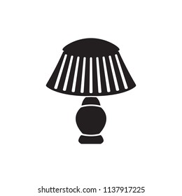 Lamp icon. Vector.