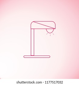 Lamp icon vector