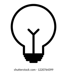 lamp icon vector