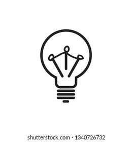 lamp icon vector