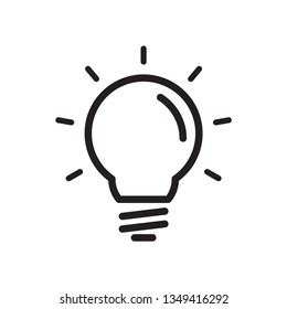 lamp icon vector