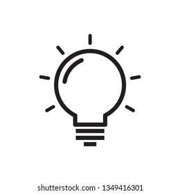 lamp icon vector