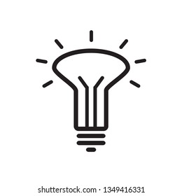 lamp icon vector