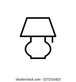 Lamp icon vector design illustration.