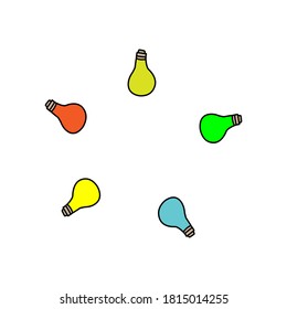 lamp icon vector design illustration
