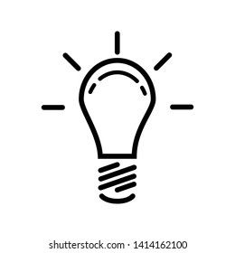 Lamp icon vector design template