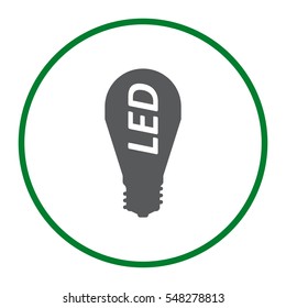 Lamp Icon Vector flat design style