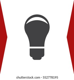 Lamp Icon Vector flat design style