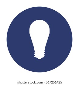  Lamp Icon Vector flat design style
