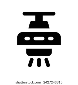 lamp icon. vector glyph icon for your website, mobile, presentation, and logo design.