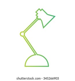 Lamp icon . Vector illustration.